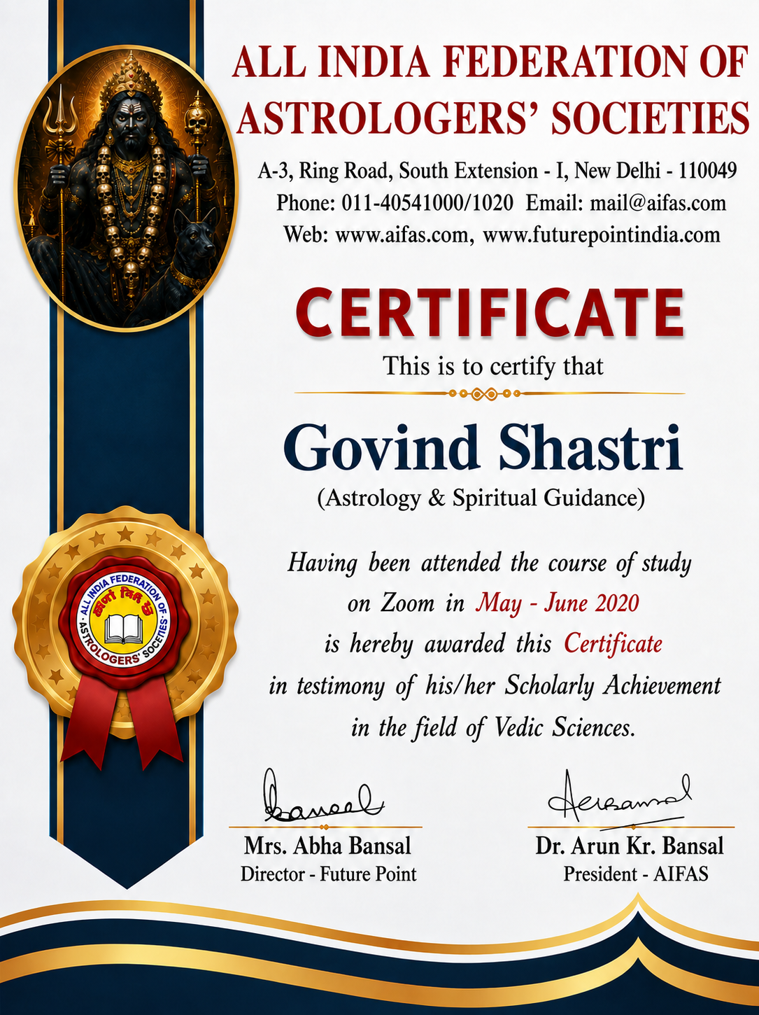 World Famous Astrologer Molana Pandit Govind Shastri Ji +91-9521494476